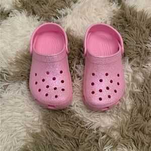 CROCS Kids Sparkly Pink